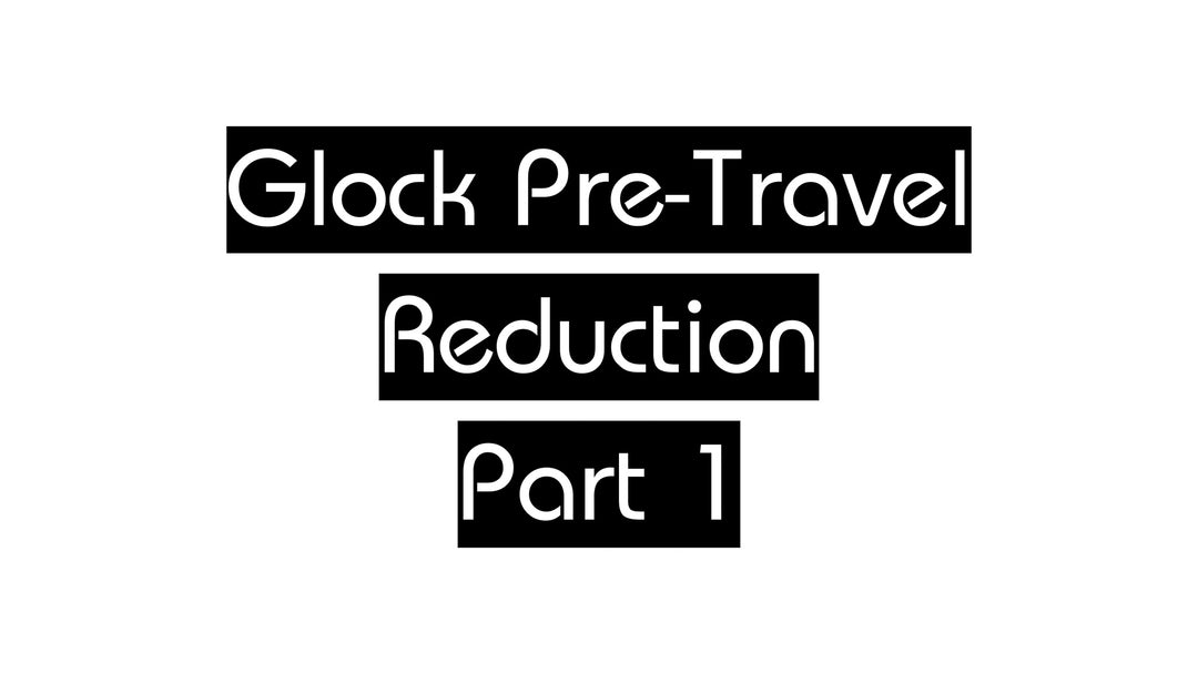 Glock Pre-Travel Reduction Part 1 EDUCATIONAL ONLY