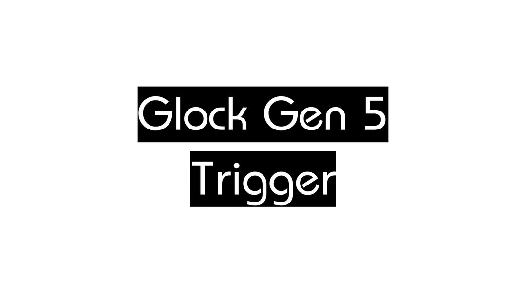 Glock Gen 5 Trigger Firing System EDUCATIONAL ONLY
