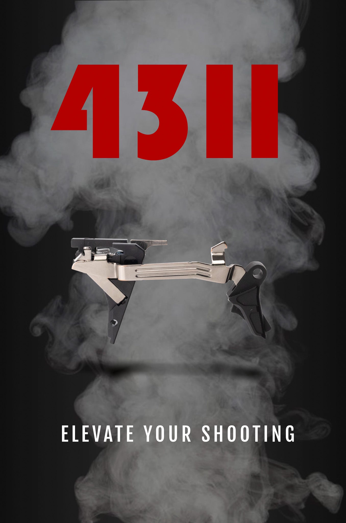 4311 slimline glock trigger kit with the words Elevate your Shooting